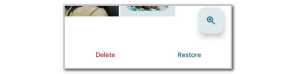 Tap Restore Button