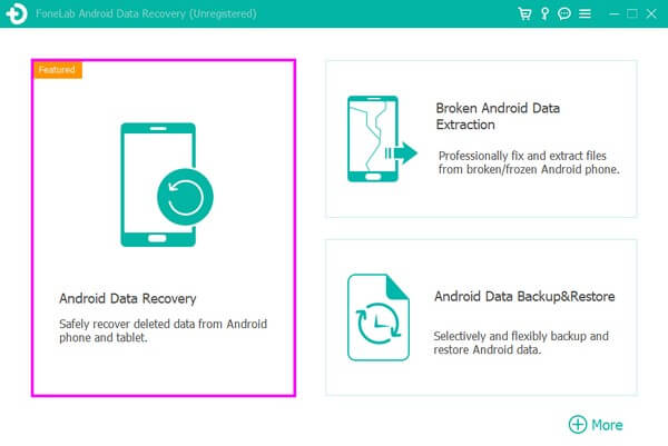 pick the Android Data Recovery feature