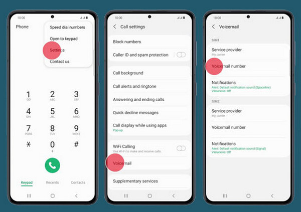 Check Trash Folder on Phone App