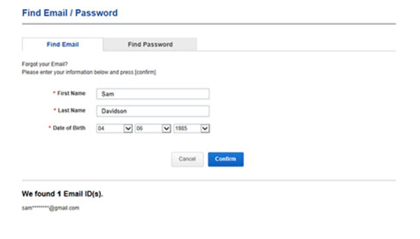 recover samsung cloud online