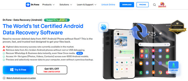 Dr Fone Data Recovery Interface