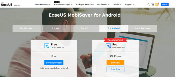 Easeus Mobisaver Interface