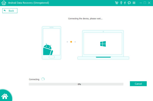 Fonelab Android Data Recovery Interface