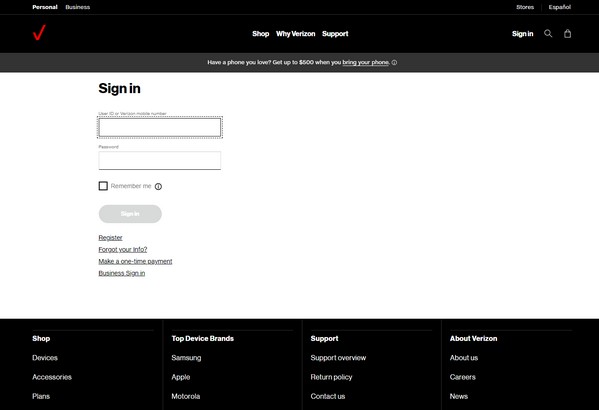 View Verizon Text Messages on Official Site