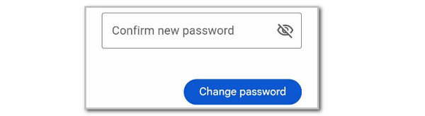 tap change password button