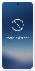 Uitgeschakelde telefoon