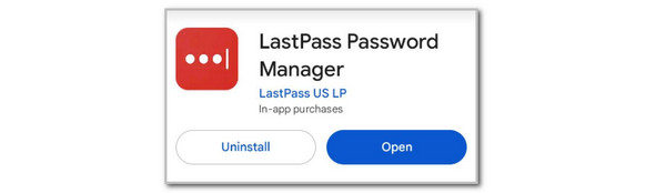 lastpass password manager interface