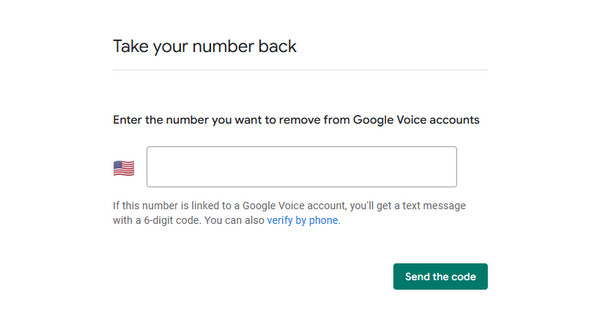 cancel verification code