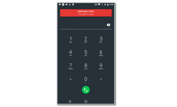 tap call button