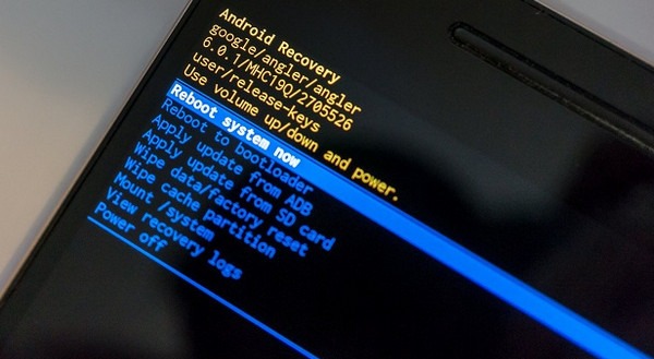 factory reset android through recovery mode