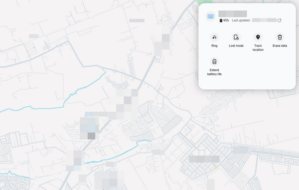 remove pin via find my device