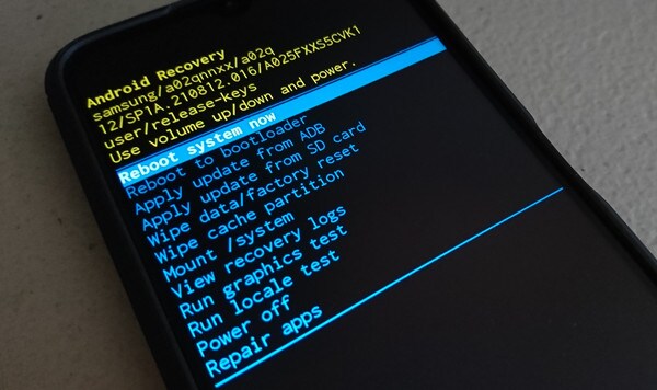 reset android via recovery mode