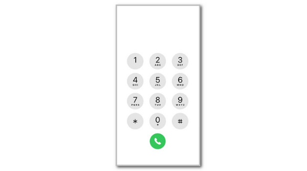 use android phone lock screen dial pad