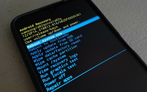 reset samsung phone via recovery mode