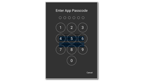 enter android correct passcode
