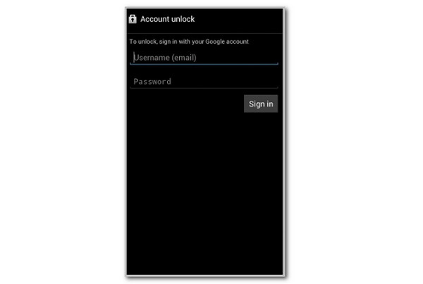 Enter Google Account