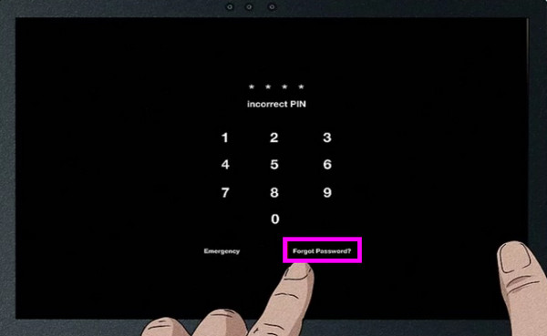 unlock samsung tablet through forgot password
