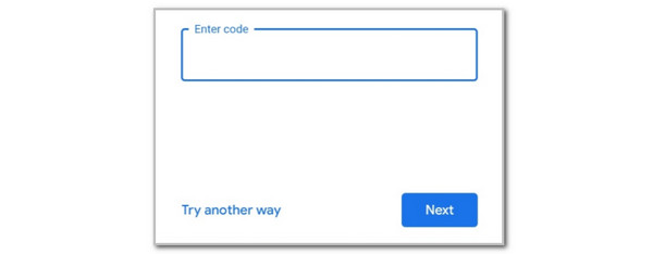 Tap Try Another Way Button