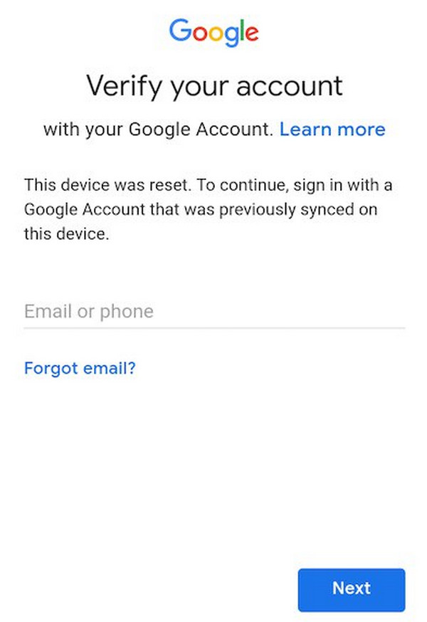 Bypass FRP Lock Using Password