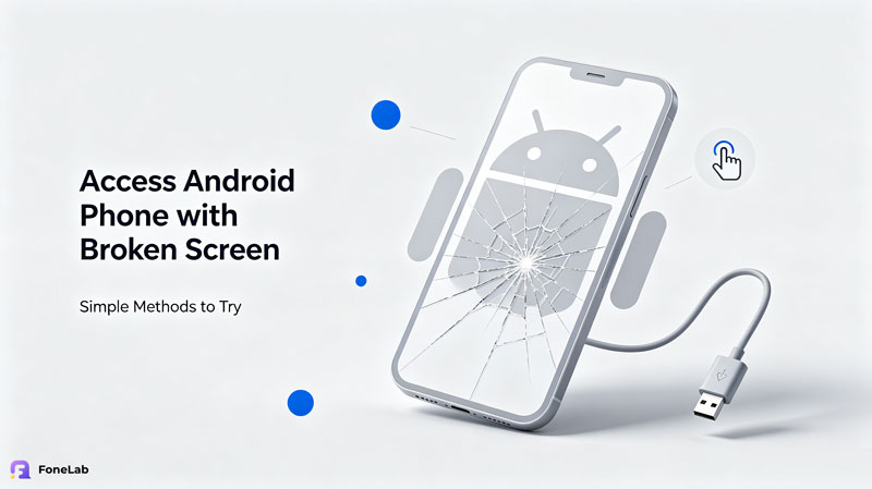 How to access an Android phone with a broken screen