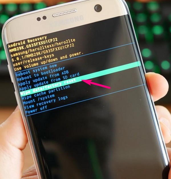 Παράκαμψη της οθόνης κλειδώματος της Samsung μέσω της λειτουργίας ανάκτησης