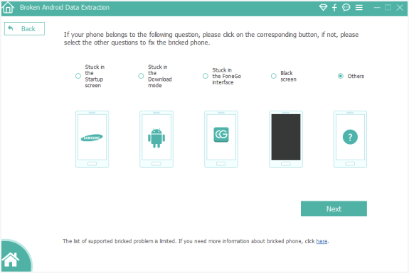 choose device problem