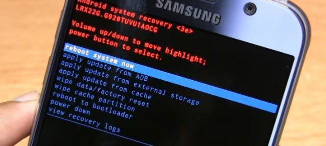 factory reset samsung