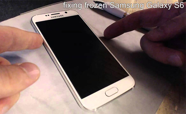 Frozen Galaxy S6'i Onarın