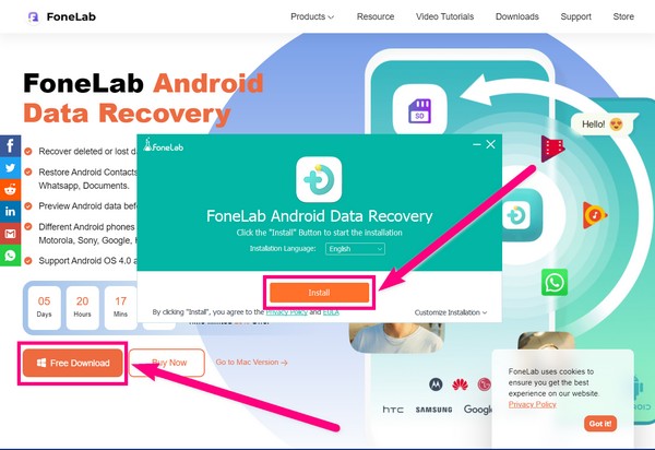 Click the Free Download button