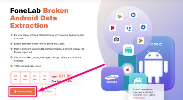 Last ned FoneLab Broken Android Data Extraction