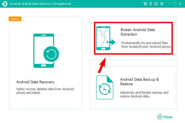 FoneLab损坏的Android数据提取