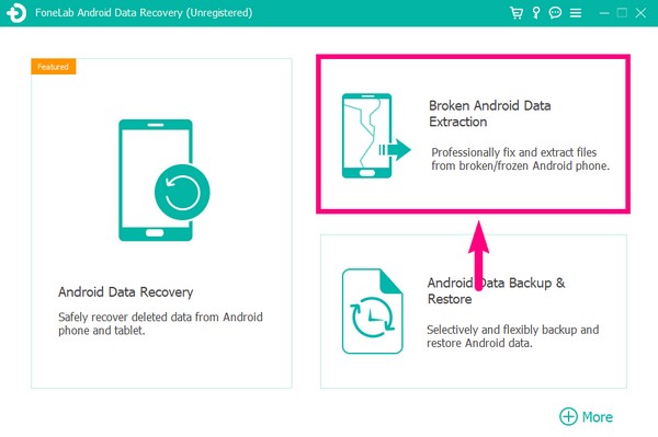 Choose the Broken Android Data Extraction