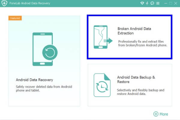 Επιλέξτε το Broken Android Data Extraction