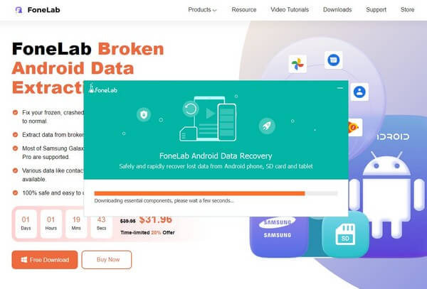 FoneLab Broken Android Veri Çıkarma