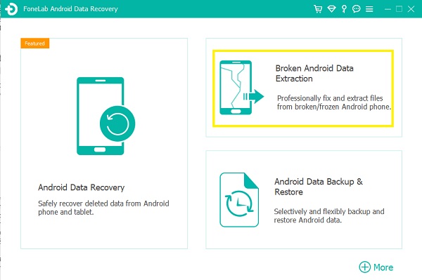 Extração de dados quebrados do Android