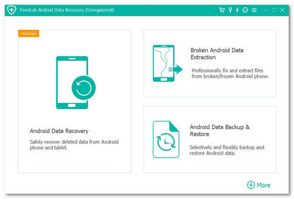 Click Broken Android Data Extraction Button