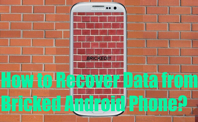 Recupera dati da Bricked Android