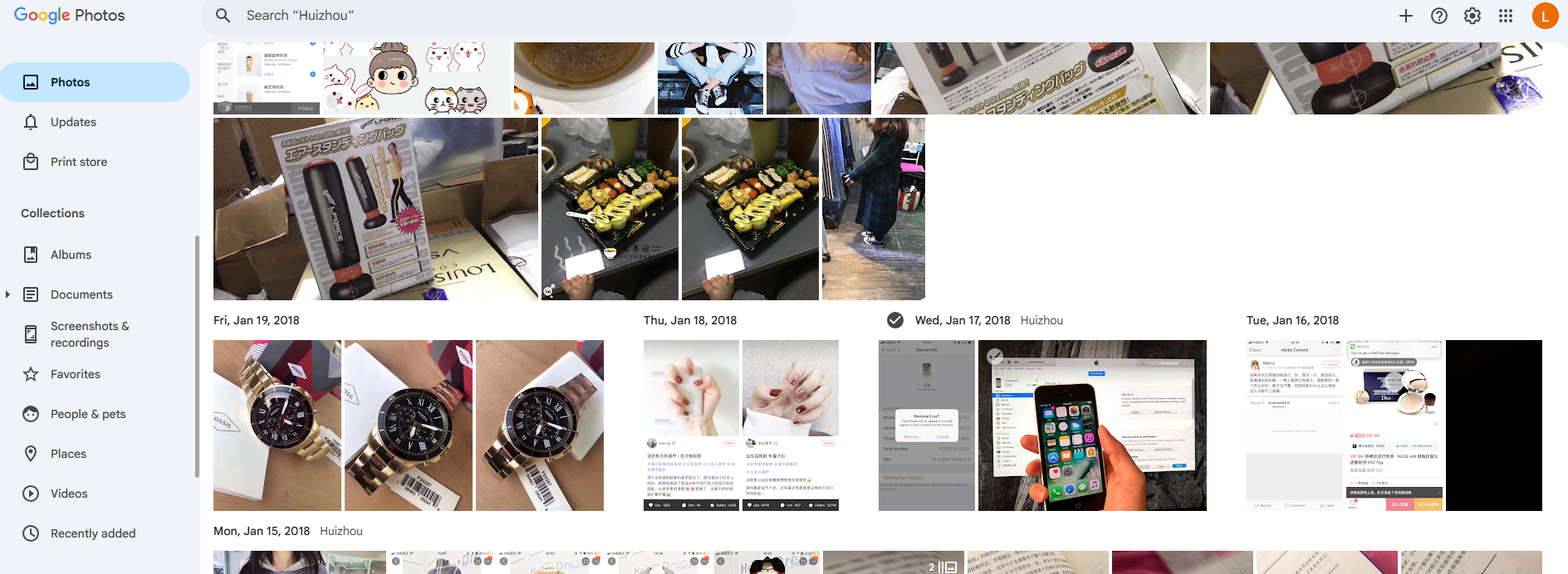 Fotos von Google