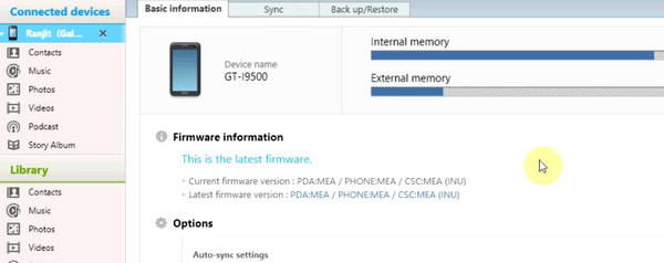 Click Samsung Phone Name