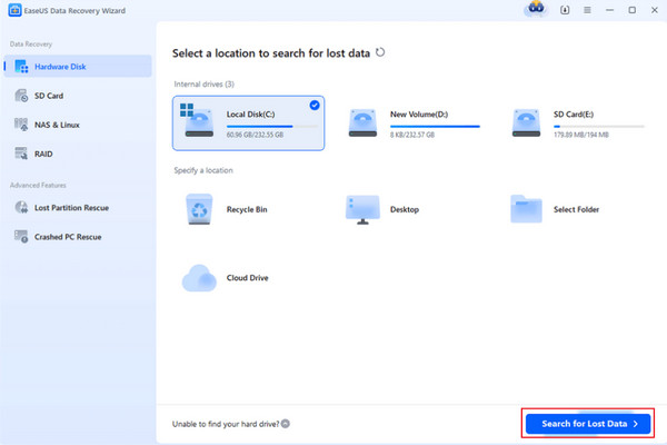 Easeus Data Recovery Wizard