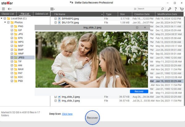 Stellar Data Recovery