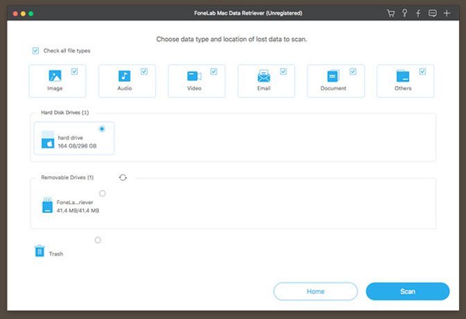 tabt eller slettet TXT-filer recovery scan