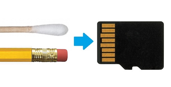 clean SD card