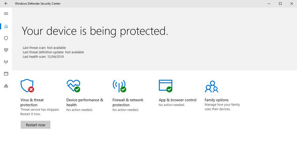 Run Malware And Virus Scan