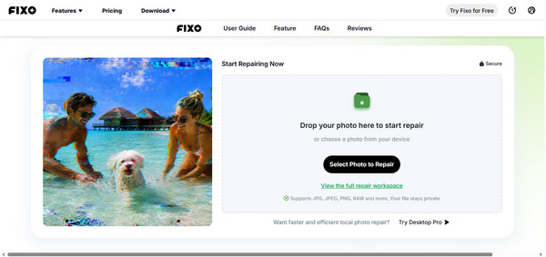 Repair Damaged Images Online