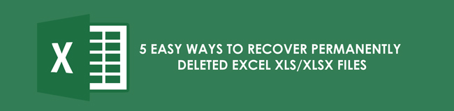 deleted excel recovery