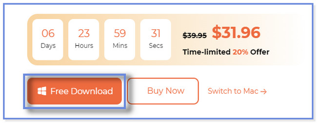 clicking the Free Download button
