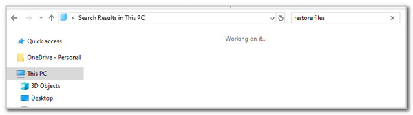 Search Restore Files Keyword