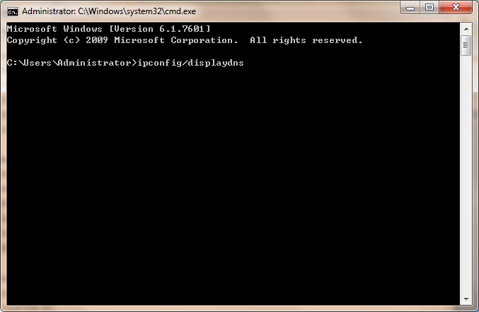 кэш днс cmd ipconfig displaydns