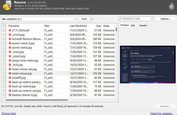 Recuva Data Recovery